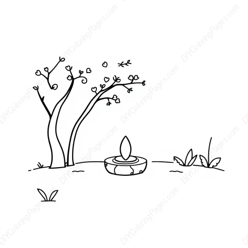 Free Printable zen garden - sand, rocks, zen garden, rake, tranquility Coloring Page for Kids and Adults - High Quality PDF & PNG Download
