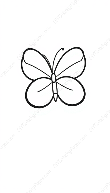 Free Printable butterfly closeup - butterfly, closeup Coloring Page for Kids and Adults - High Quality PDF & PNG Download