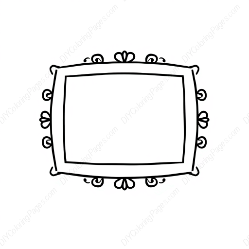 Free Printable decorative frame - decorative, frame Coloring Page for Kids and Adults - High Quality PDF & PNG Download