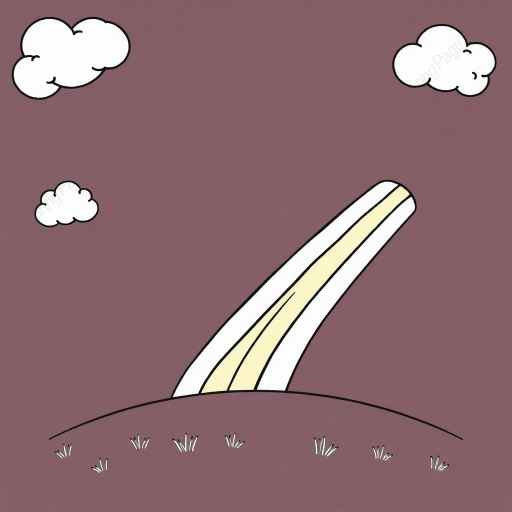 rainbow - rainbow coloring page