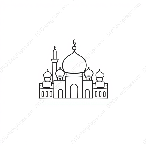 Free Printable islamic arabesque - islamic, arabesque Coloring Page for Kids and Adults - High Quality PDF & PNG Download