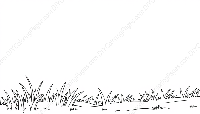 grassland - grassland coloring page