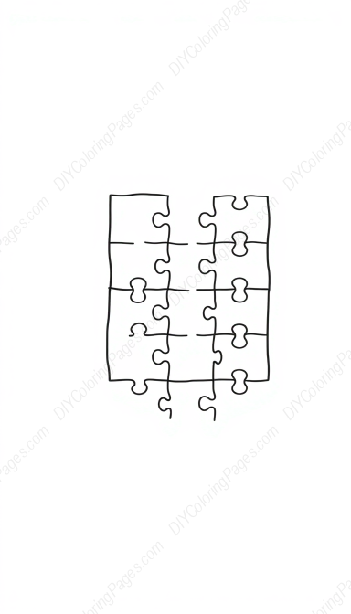 Free Printable puzzle complex - complex, puzzle Coloring Page for Kids and Adults - High Quality PDF & PNG Download