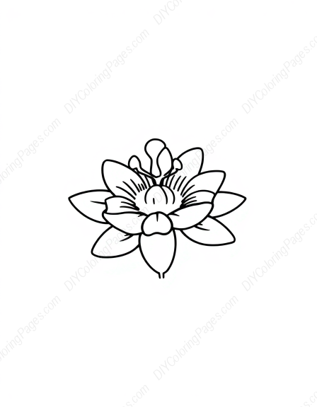 Free Printable passion flower - passion flower Coloring Page for Kids and Adults - High Quality PDF & PNG Download