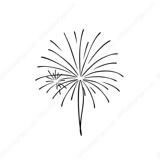 Free Printable fireworks display - fireworks, display Coloring Page for Kids and Adults - High Quality PDF & PNG Download