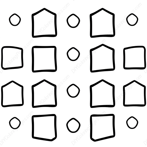 Free Printable geometric hexagons - geometric, hexagons Coloring Page for Kids and Adults - High Quality PDF & PNG Download