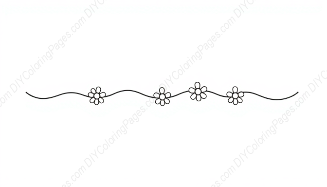 Free Printable daisy chain - daisy, chain Coloring Page for Kids and Adults - High Quality PDF & PNG Download