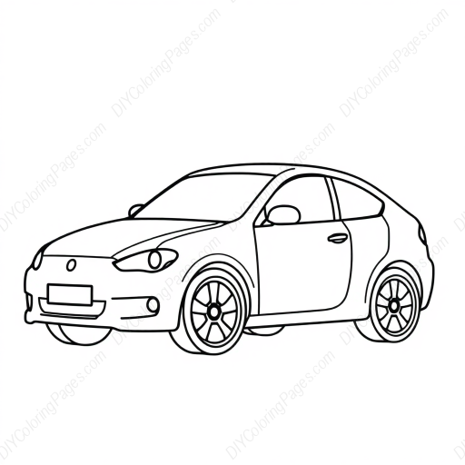 car - car coloring page