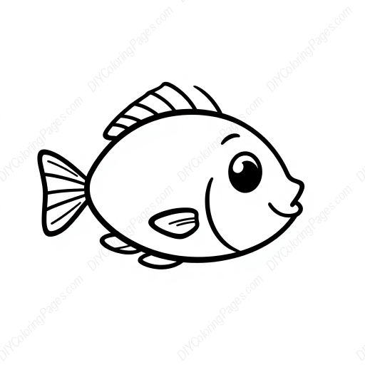 Free Printable fish detail - fish, detail Coloring Page for Kids and Adults - High Quality PDF & PNG Download