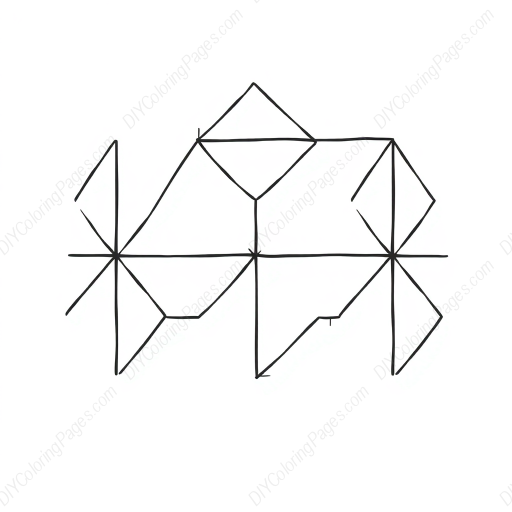 Free Printable geometric tessellation - geometric, tessellation Coloring Page for Kids and Adults - High Quality PDF & PNG Download