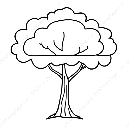 Free Printable world tree - world tree Coloring Page for Kids and Adults - High Quality PDF & PNG Download