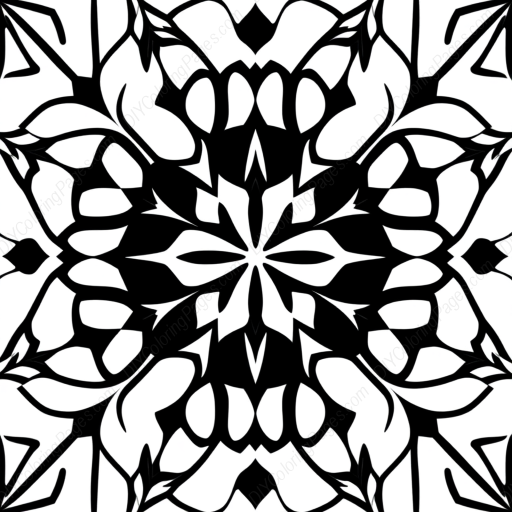 geometric pattern - geometric pattern coloring page