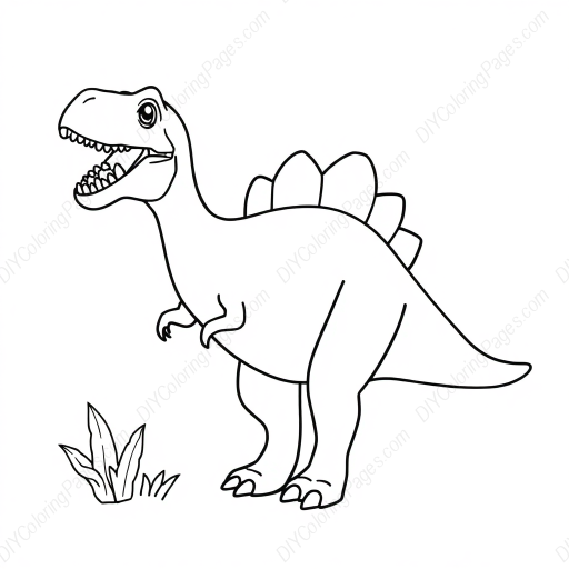 dinosaur - dinosaur coloring page