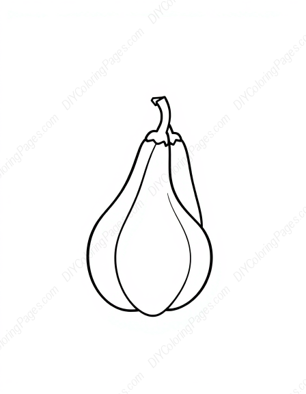 Free Printable gourds - gourds Coloring Page for Kids and Adults - High Quality PDF & PNG Download