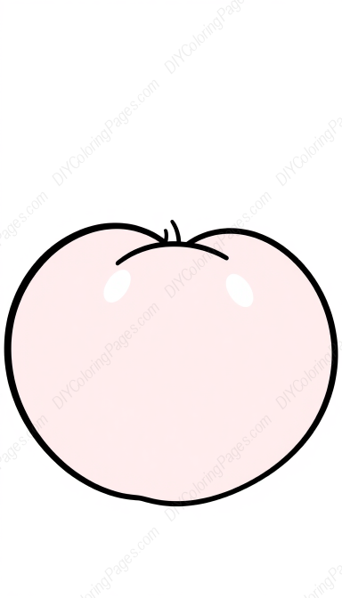 Free Printable tomato - tomato Coloring Page for Kids and Adults - High Quality PDF & PNG Download