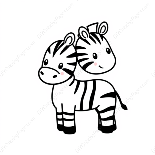 Free Printable zebra stripes - zebra, stripes Coloring Page for Kids and Adults - High Quality PDF & PNG Download
