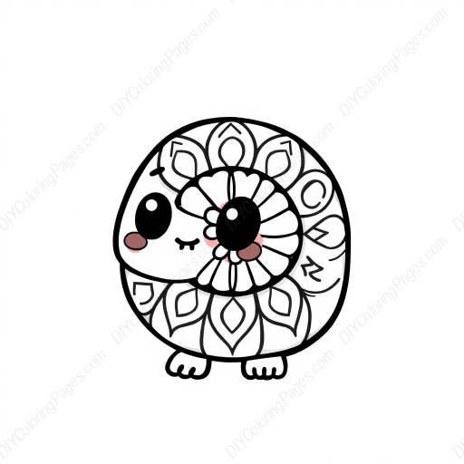 Free Printable zentangle tile - zentangle, tile Coloring Page for Kids and Adults - High Quality PDF & PNG Download