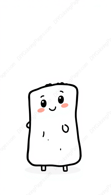 Free Printable burrito - burrito Coloring Page for Kids and Adults - High Quality PDF & PNG Download