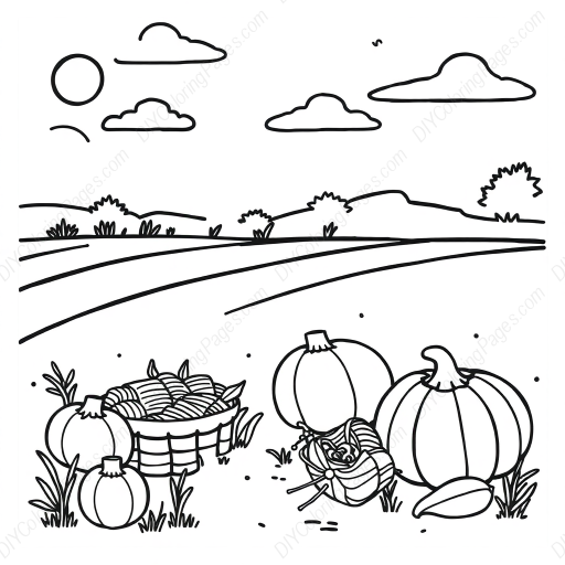 Free Printable harvest time - harvest, time Coloring Page for Kids and Adults - High Quality PDF & PNG Download