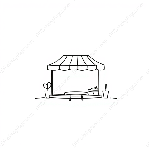 Free Printable plaza - plaza Coloring Page for Kids and Adults - High Quality PDF & PNG Download