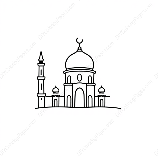 Free Printable islamic pattern - pattern, islamic Coloring Page for Kids and Adults - High Quality PDF & PNG Download