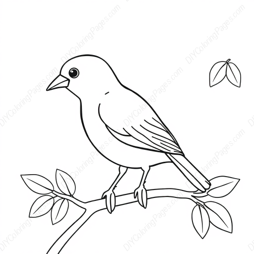 bird - bird coloring page