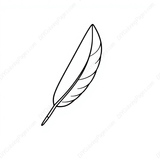 Free Printable bird feather - bird, feather Coloring Page for Kids and Adults - High Quality PDF & PNG Download