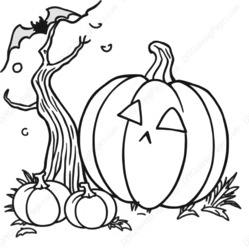 halloween - halloween coloring page